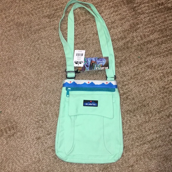 Kavu Handbags - Kavu sea foam cross-body keeper bag